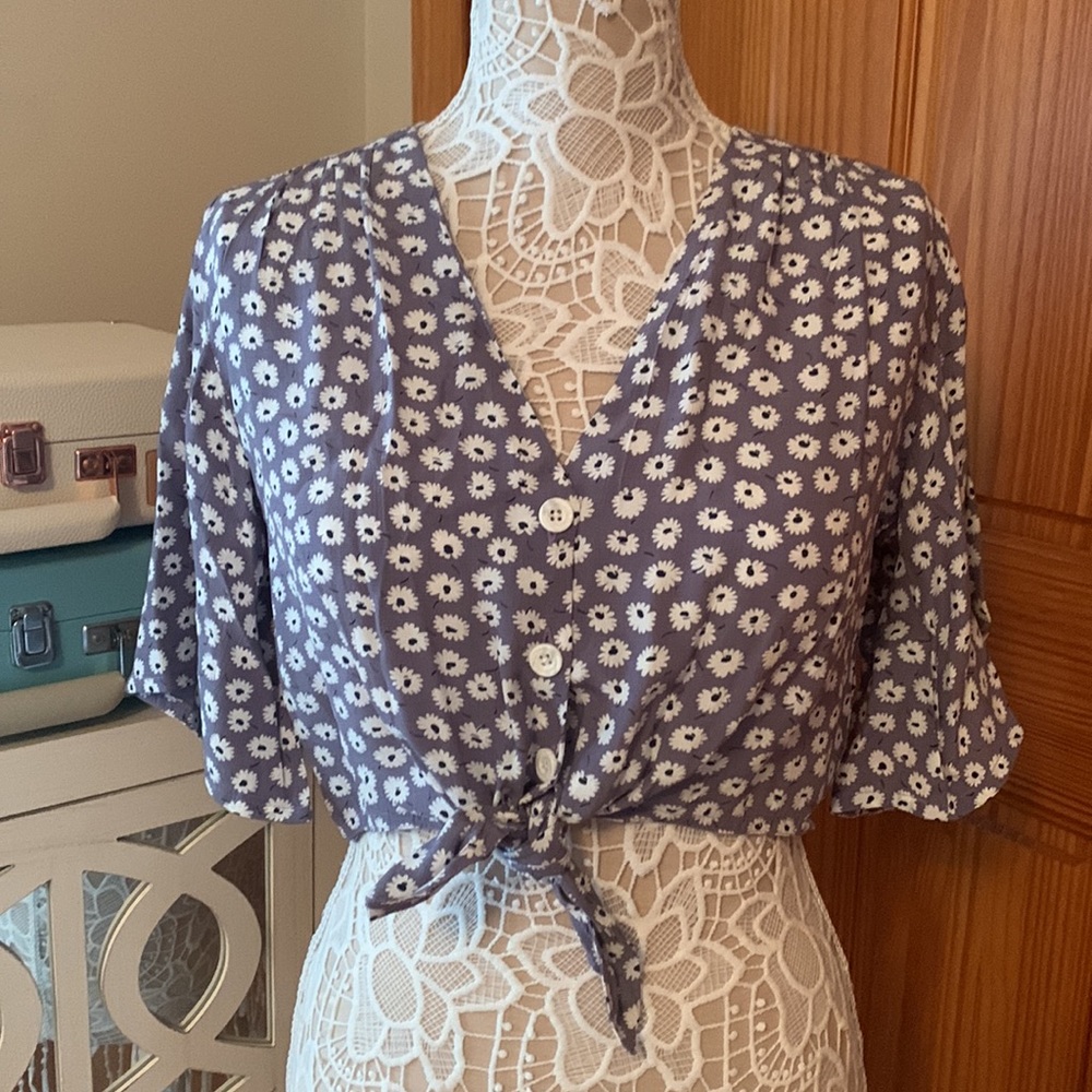 Anthropologie Faithfull Danica Crop Top - Picture 2 of 7